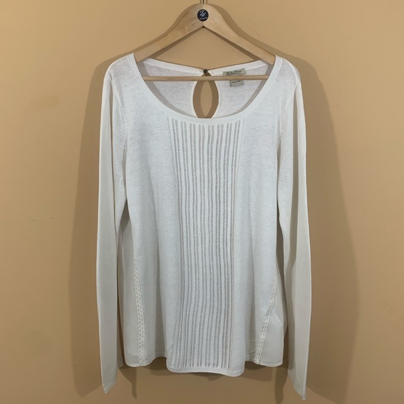 Lucky Brand Tops - Sz L Lucky Brand Cream Blouse